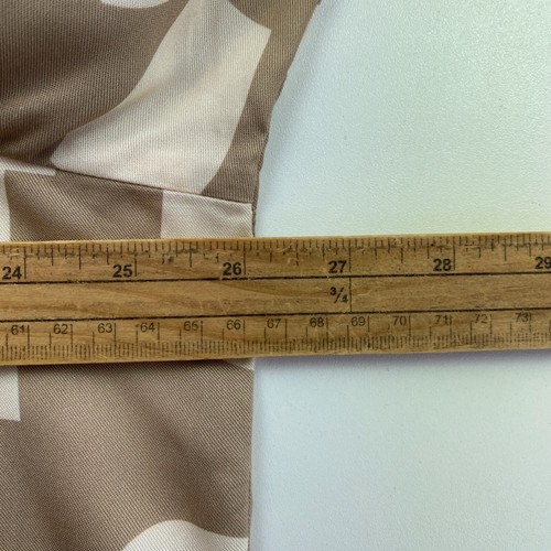 GANT Marrone Chiaro Geometrico Maniche Corte Top Camicetta Taglia Eu 42 UK 14 12 - Foto 7 di 10