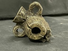 Alt Vintage Selten Handgefertigt Einzigartig Schwer Messing Form / Block,Sammler