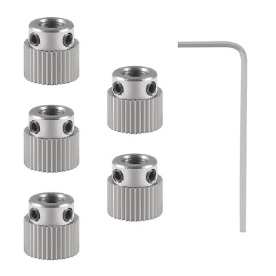 Stainless Steel Extruder Wheel Gear 36 Teeth Drive Gear 3d Printer Parts For Cre