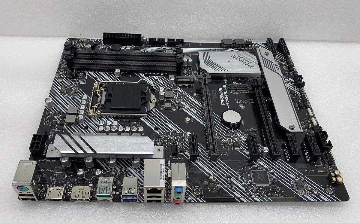 ASUS PRIME H470-PLUS Motherboard ATX Intel H470 LGA1200 DDR4 ASUS PRIME H470-PLUS Motherboard ATX Intel H470 LGA1200 DDR4