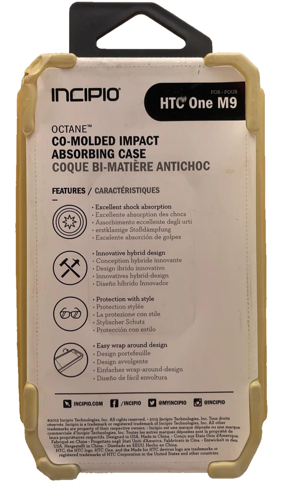 Incipio [Clear] Octane Case for HTC One M9 - Frost/Neon Green - Image 4 of 4