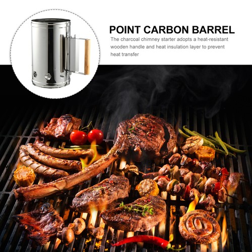Ventilation Cover Chimney Cap Accessories BBQ Fire Bucket Barbecue Starter - Picture 8 of 12