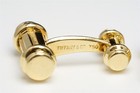 Vintage 1995 TIFFANY & CO Atlas Column Gold Cufflinks 18K Yellow Gold — photo 5