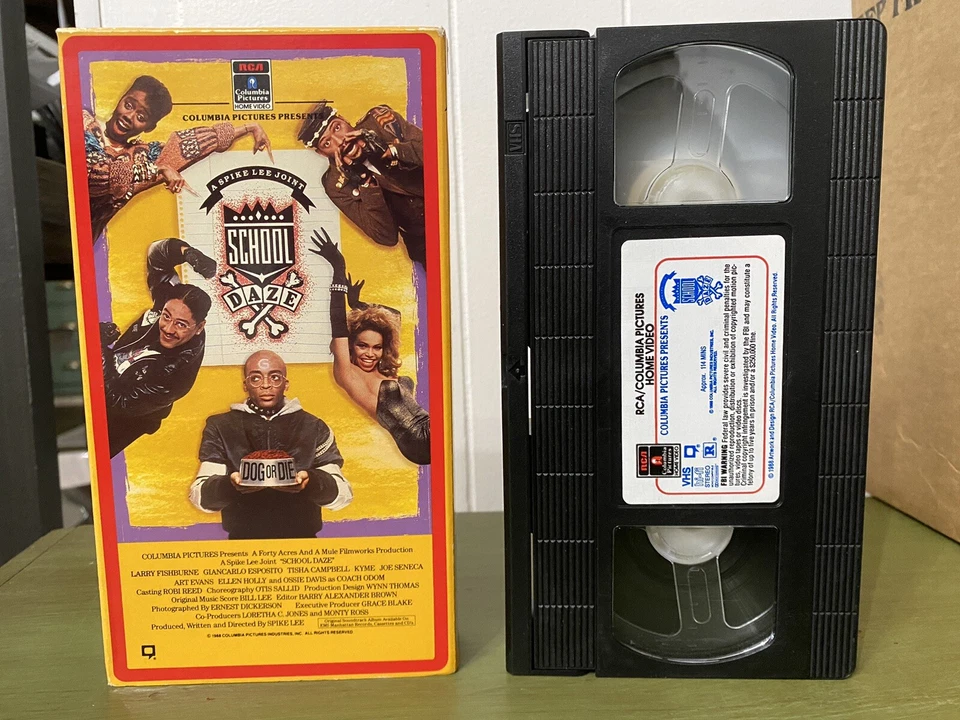 The Telephone VHS Tape 1990 + School Daze VHS 1988 Rare Collection OOP HTF Cult - Image 4 of 4