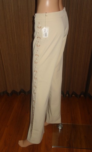 Maje Paris Women Ivory Dress Pants Size T1 small 30" waist -new - Picture 4 of 5