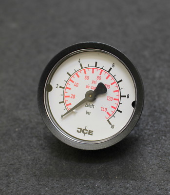 ECKARDT Manometer BHEG 411169012 0-10bar 0-140psi G1/2''