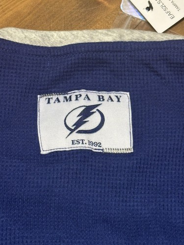 NEW Tampa Bay Lightning WEAR by Erin Andrews Women's Long Sleeve Waffle Knit Sm - Picture 6 of 6