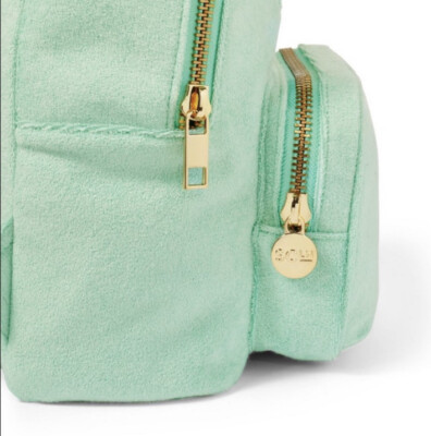 STONEY CLOVER LANE X TARGET NWT Terry Cloth Embossed Backpack in Light Turquoise New STONEY CLOVER LANE X TARGET BACKPACK | eBay main image 4