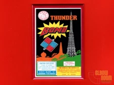 Thunder Bomb firecrackers vintage label art 2x3" fridge/locker magnet