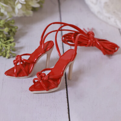 BJD Doll 1/4 Stilettos Sexy Shoes Straps Female High Heels Cross Sandal Dollfie