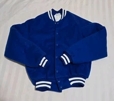 VINTAGE DON ALLESON ATHLETIC USA MENS SIZE M VARSITY WINTER JACKET  BLUE