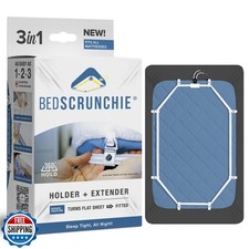 BED SCRUNCHIE Sheet Holder Straps - Heavy Duty Gripper Clips - Strengthened P