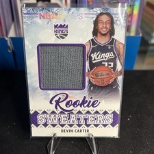 2024-25 Panini Hoops Basketball RSW-DEV Devin Carter Rookie Sweaters 