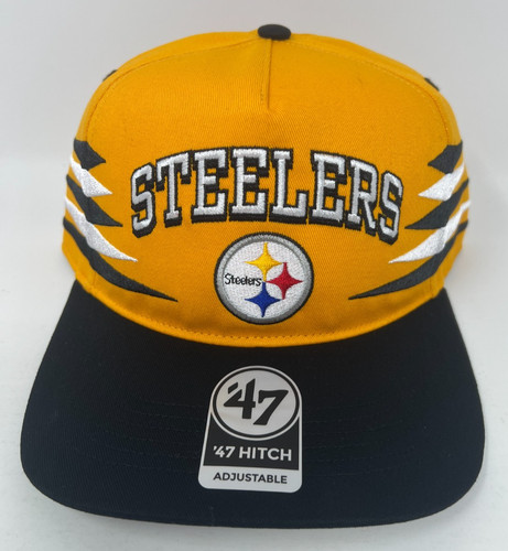 Pittsburgh Steelers Diamond Cut '47 Brand Hitch Relaxed Fit NFL Snapback Hat