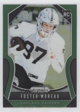 2019 Panini Prizm Rookies Green Prizm Foster Moreau #372 2y0