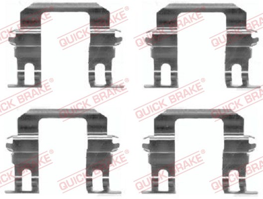 Quick Brake ZubehöRsatz Scheibenbremsbelag FüR Opel Frontera B 6B_ 2.2I 2.2-image