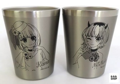 Kana Arima MEMchi Paar Edelstahl Becher Dress Up Blühend Preiskampagne