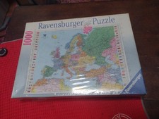 vintage ravensburger 1000pc puzzle Europakarte 1997 new in box map of Europe