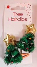 Christmas Tree Hair Clip Xmas Party Hairclip