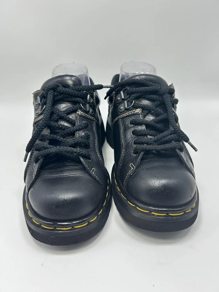 De Colección Inglaterra Dr Martens Reino Unido 5 Mujeres 7.5 Hombres 6 Negro Oxford Zapatos Botas 9351 Foto 2 de 4