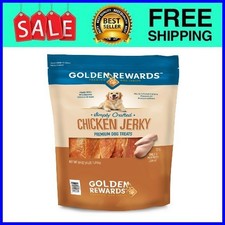Golden Rewards Chicken Flavor Premium Dry Jerky Treats for All Dogs, 64 oz