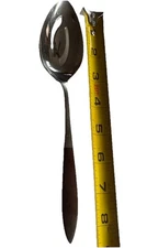 Vtg Ekco ETERNA Canoe Slotted Spoon Stainless Steel 8-1/4”