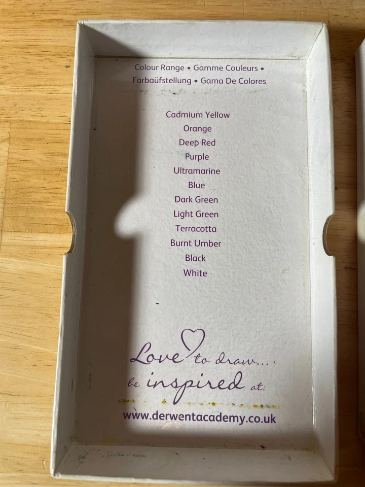 Vintage Derwent Academy Óleo Pastéis Conjunto de 12 na caixa original com folheto - Imagem 4 de 4
