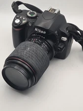 Nikon D60 DSLR Digital Camera, tokina lens 70-210mm  tiffen 52mm haze1 , strap