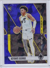 2023 PHOENIX #17 KEYONTE GEORGE BLUE CRACKED ICE- UTAH JAZZ