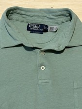 Polo Ralph Lauren Shirt Mens Size XL Short Sleeve Green See Desc