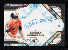 2025 Topps Diamond Icons Blue 10/15 Gunnar Henderson #DIA-GH Auto tw0