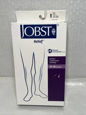 Jobst Medical Compression Beige Stockings 30-40 mmHg Small Thigh CT NEW