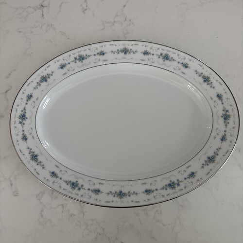 Noritake Frolic 13 3/4” Oval Serving Platter Fine China Barely Used Excellent 