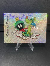 1994 Vintage Marvin The Martian Looney Tunes Prisim Hologram Sticker