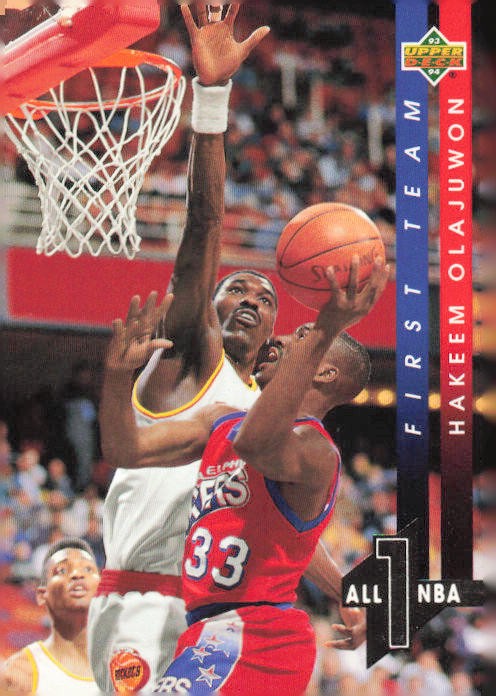 1993-94 Upper Deck Hakeem Olajuwon All-NBA Card #AN3