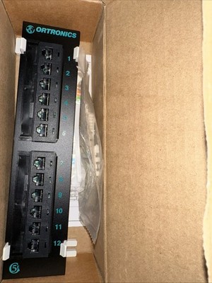 Ortronics OR-PMP5E1289 12PORT,110,MINI PATCH 89D T568A/B CLARITY CAT 5E