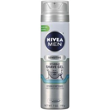 Nivea Men Sensitive Skin Stubble Shave Gel - with Beard Softener For Men 7 O