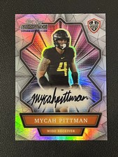 Mycah Pittman 2021 Wild Card Alumination Auto ANBC-A