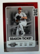 2021 Panini Contenders #60 Jack Flaherty Optic St. Louis Cardinals Baseball