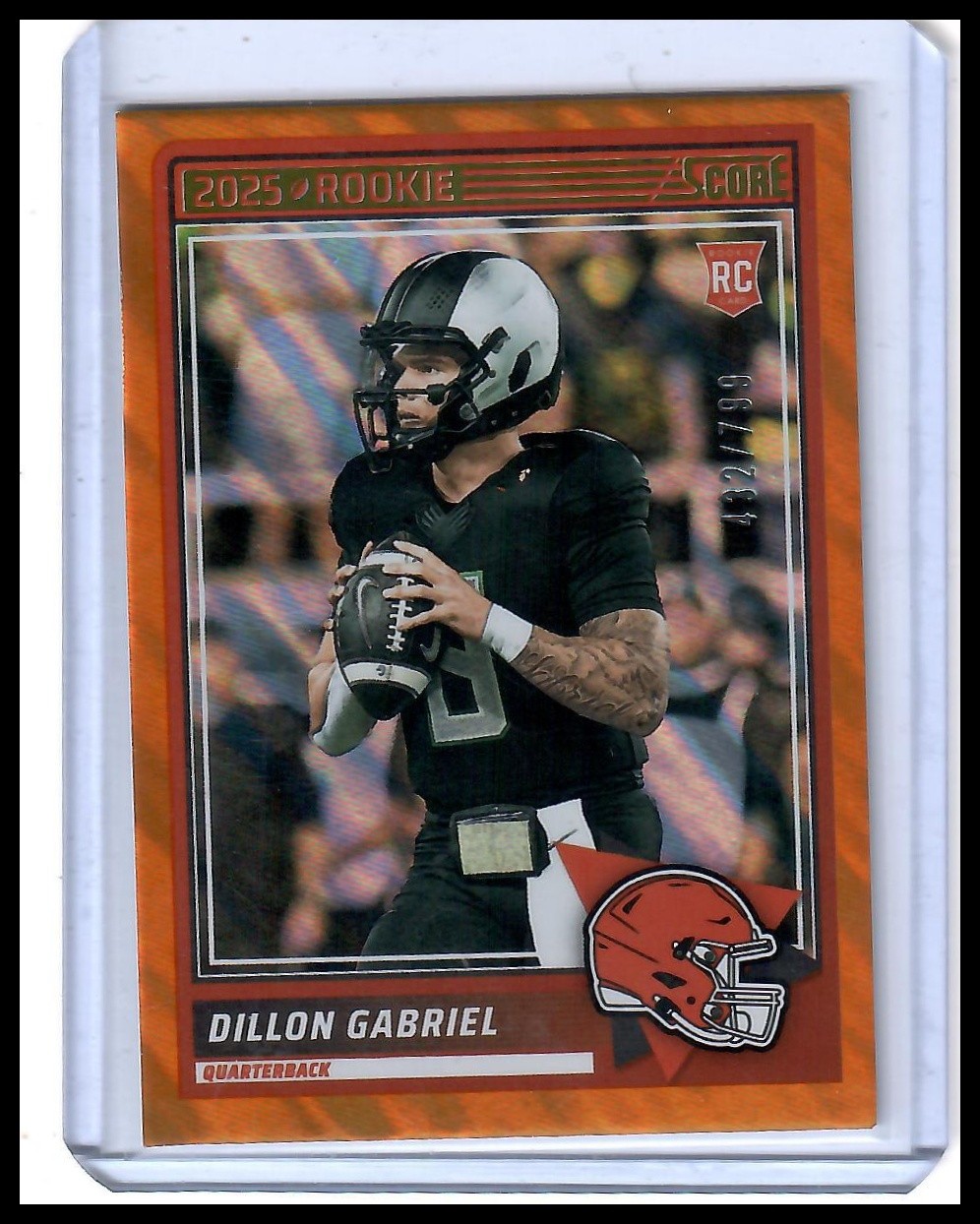 Dillon Gabriel 2025 Panini Score #41 Lava 610/799 (RC)