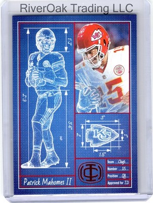 2025 ICON Mahomes - Patrick Mahomes II Red TD Architect #TA-9 KC Chiefs