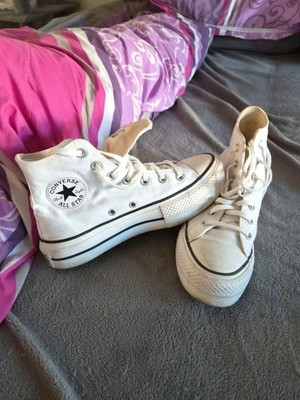 Converse Chuck Taylor All Star Platform High-Top   Weiß   Größe 37