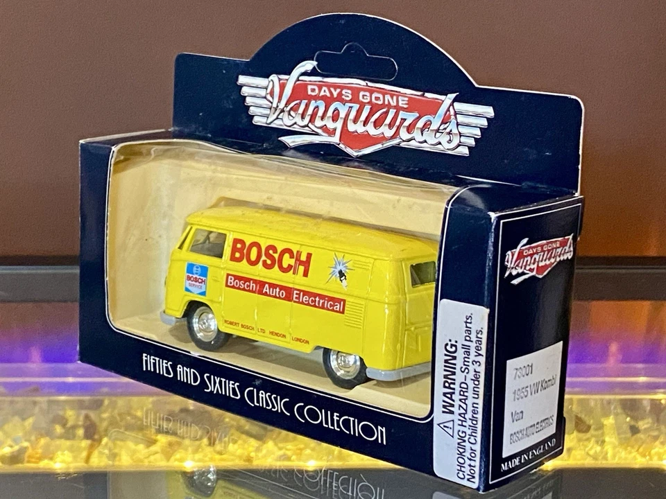 💥1955 Volkswagen Bus Kombi BOSCH AUTO PARTS Right-Hand VW VAN Toy Model TYPE 2 - Image 2 of 4