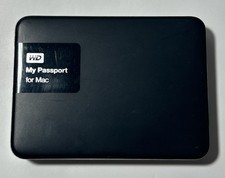 WD My Passport for Mac 1TB USB 3.0 Portable External Hard Drive WDBJBS0010BSL-05