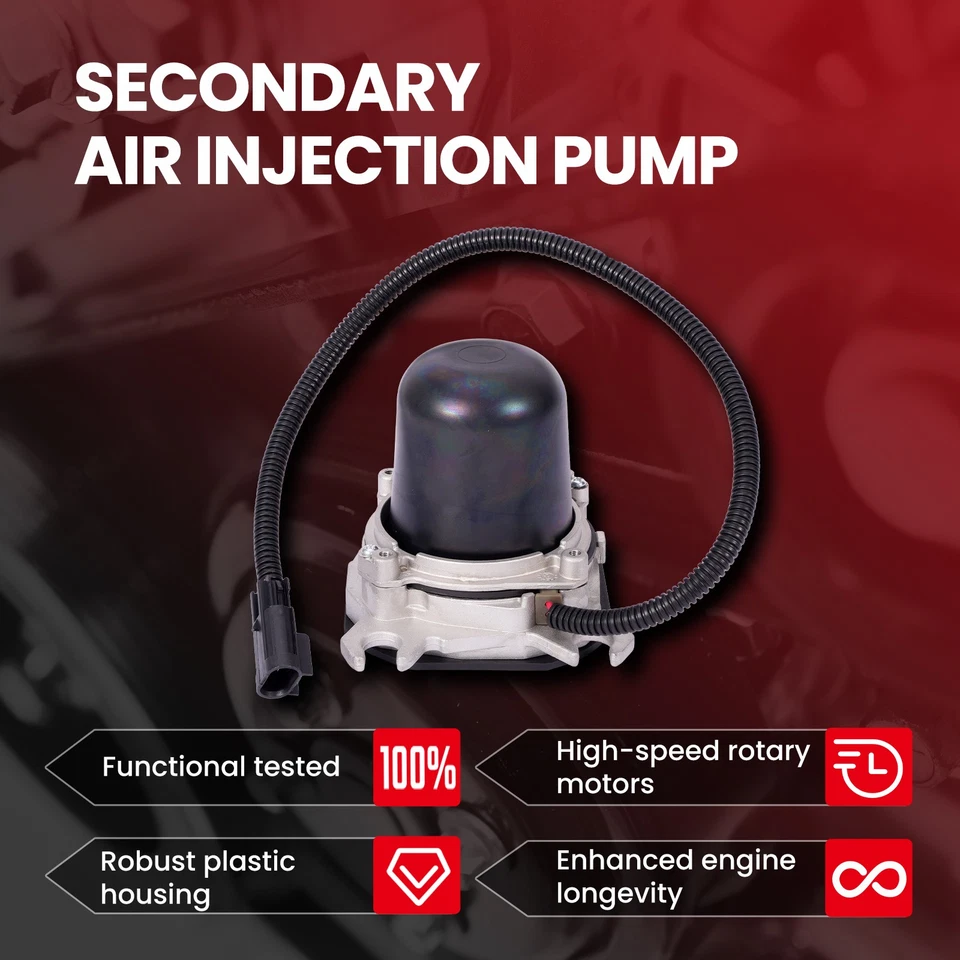 Secondary Air Injection Pump for Buick Chevrolet Ford GMC Saturn VW ToyotaSaturn - Image 3 of 4
