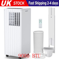 Portable Air Conditioner 9000BTU, 4in1 Air Conditioning Unit Dehumidifies & Fans