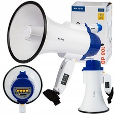 Loud Megaphone Speaker 20w 108db Siren Voice Recorder Portable for Protests