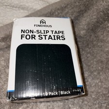Finehous Non-Slip tape for stairs 6"x30" 10 pack black NEW