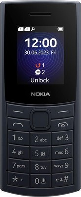 Nokia 110 Dual SIM Tastenhandy FM Radio Kamera MP3 Schwarz MicroSD LED 2G