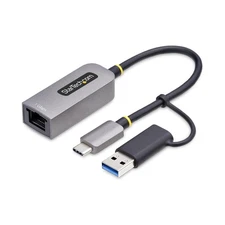 StarTech USB-C to to Ethernet Adapter with USB-A Dongle (c21gausbethernet)